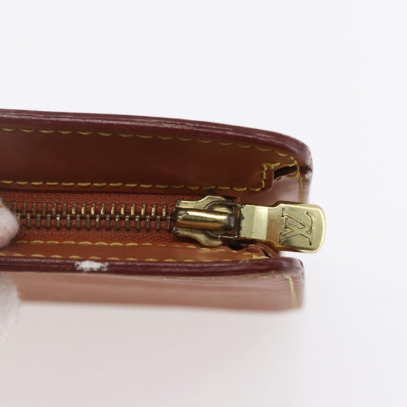 LOUIS VUITTON Epi Pochette Homme Bag Brown Zipangu Gold M52528 LV Auth BA8330