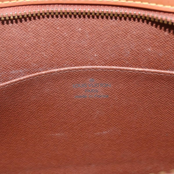 LOUIS VUITTON Epi Pochette Homme Bag Brown Zipangu Gold M52528 LV Auth BA8330