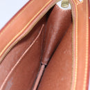 LOUIS VUITTON Epi Pochette Homme Bag Brown Zipangu Gold M52528 LV Auth BA8330-18