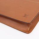 LOUIS VUITTON Epi Pochette Homme Bag Brown Zipangu Gold M52528 LV Auth BA8330-7