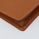 LOUIS VUITTON Epi Pochette Homme Bag Brown Zipangu Gold M52528 LV Auth BA8331-16