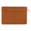 LOUIS VUITTON Epi Pochette Homme Bag Brown Zipangu Gold M52528 LV Auth BA8331-13