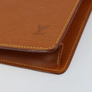 LOUIS VUITTON Epi Pochette Homme Bag Brown Zipangu Gold M52528 LV Auth BA8331-7