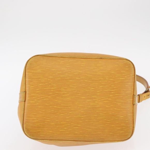 LOUIS VUITTON Epi Petit Noe Shoulder Bag Yellow M44109 LV Auth BA8332