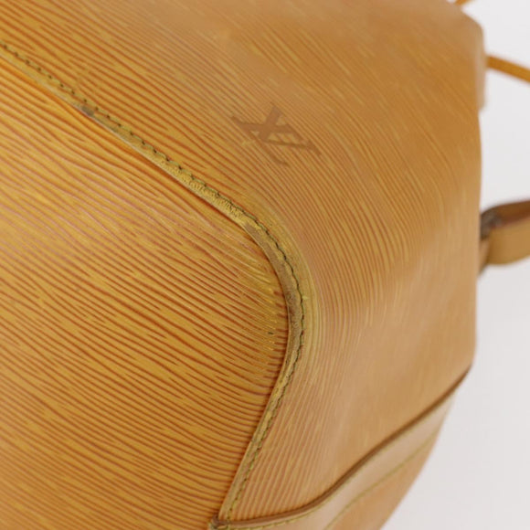 LOUIS VUITTON Epi Petit Noe Shoulder Bag Yellow M44109 LV Auth BA8332