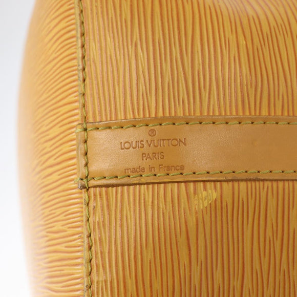 LOUIS VUITTON Epi Petit Noe Shoulder Bag Yellow M44109 LV Auth BA8332