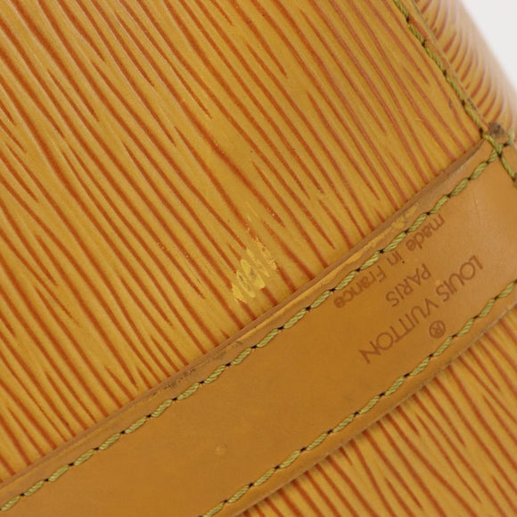 LOUIS VUITTON Epi Petit Noe Shoulder Bag Yellow M44109 LV Auth BA8332