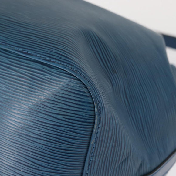 LOUIS VUITTON Epi Petit Noe Shoulder Bag Blue M44105 LV Auth BA8334