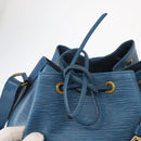LOUIS VUITTON Epi Petit Noe Shoulder Bag Blue M44105 LV Auth BA8334-10