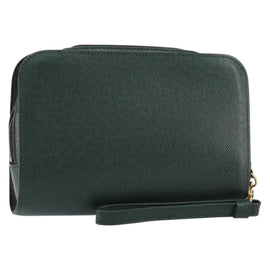 LOUIS VUITTON Taiga Baikal Clutch Bag Epicea M30184 LV Auth BA8336