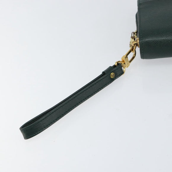 LOUIS VUITTON Taiga Baikal Clutch Bag Epicea M30184 LV Auth BA8336