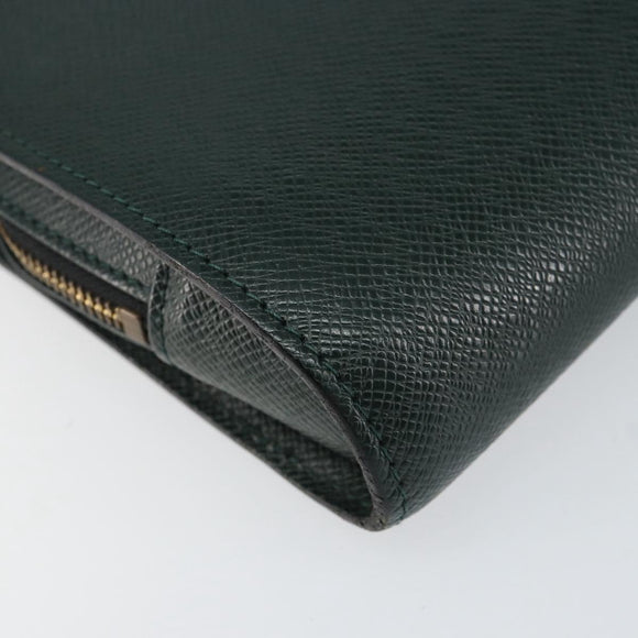 LOUIS VUITTON Taiga Baikal Clutch Bag Epicea M30184 LV Auth BA8336