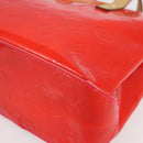 LOUIS VUITTON Monogram Vernis Fluo Reade PM Bag Pink Orange M91903 Auth BA8337-9