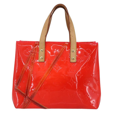 LOUIS VUITTON Monogram Vernis Fluo Reade PM Bag Pink Orange M91903 Auth BA8337 - 0