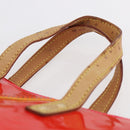 LOUIS VUITTON Monogram Vernis Fluo Reade PM Bag Pink Orange M91903 Auth BA8337-8