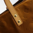 LOUIS VUITTON Monogram Vernis Reade PM Hand Bag Bronze M91146 LV Auth BA8338-17