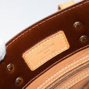 LOUIS VUITTON Monogram Vernis Reade PM Hand Bag Bronze M91146 LV Auth BA8338-18