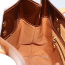 LOUIS VUITTON Monogram Vernis Reade PM Hand Bag Bronze M91146 LV Auth BA8338-20