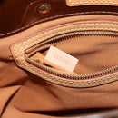 LOUIS VUITTON Monogram Vernis Reade PM Hand Bag Bronze M91146 LV Auth BA8338-12