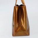 LOUIS VUITTON Monogram Vernis Reade PM Hand Bag Bronze M91146 LV Auth BA8338-3