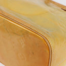 LOUIS VUITTON Monogram Vernis Houston Hand Bag Gris M91053 LV Auth BA8340-12