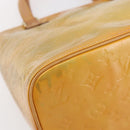 LOUIS VUITTON Monogram Vernis Houston Hand Bag Gris M91053 LV Auth BA8340-13