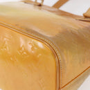 LOUIS VUITTON Monogram Vernis Houston Hand Bag Gris M91053 LV Auth BA8340-14