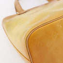 LOUIS VUITTON Monogram Vernis Houston Hand Bag Gris M91053 LV Auth BA8340-15