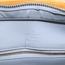 LOUIS VUITTON Monogram Vernis Houston Hand Bag Gris M91053 LV Auth BA8340-17