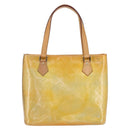 LOUIS VUITTON Monogram Vernis Houston Hand Bag Gris M91053 LV Auth BA8340-3