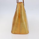 LOUIS VUITTON Monogram Vernis Houston Hand Bag Gris M91053 LV Auth BA8340-5