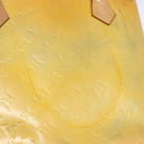 LOUIS VUITTON Monogram Vernis Houston Hand Bag Gris M91053 LV Auth BA8340-7