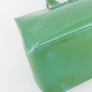 LOUIS VUITTON Monogram Vernis Wilshire PM Bag Blue Galatic M93646 LV Auth BA8342-11