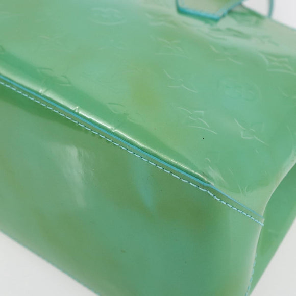 LOUIS VUITTON Monogram Vernis Wilshire PM Bag Blue Galatic M93646 LV Auth BA8342