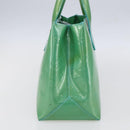 LOUIS VUITTON Monogram Vernis Wilshire PM Bag Blue Galatic M93646 LV Auth BA8342-5