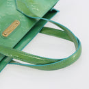 LOUIS VUITTON Monogram Vernis Wilshire PM Bag Blue Galatic M93646 LV Auth BA8342-7