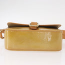 LOUIS VUITTON Monogram Vernis Christie GM Shoulder Bag Beige M91147 Auth BA8343-6