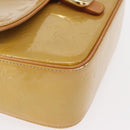LOUIS VUITTON Monogram Vernis Christie GM Shoulder Bag Beige M91147 Auth BA8343-14