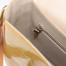 LOUIS VUITTON Monogram Vernis Christie GM Shoulder Bag Beige M91147 Auth BA8343-23