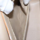 LOUIS VUITTON Monogram Vernis Christie GM Shoulder Bag Beige M91147 Auth BA8343-11