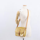 LOUIS VUITTON Monogram Vernis Christie GM Shoulder Bag Beige M91147 Auth BA8343-24