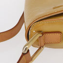 LOUIS VUITTON Monogram Vernis Christie GM Shoulder Bag Beige M91147 Auth BA8343-5