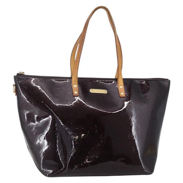 LOUIS VUITTON Monogram Vernis Bellevue GM Tote Bag Amarante M93589 Auth BA8346