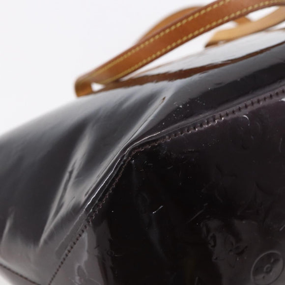 LOUIS VUITTON Monogram Vernis Bellevue GM Tragetasche Amarante M93589 Auth BA8346