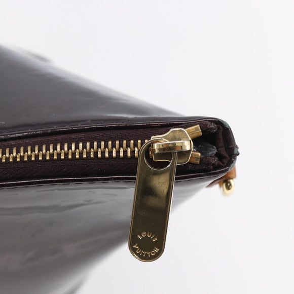 LOUIS VUITTON Monogram Vernis Bellevue GM Tote Bag Amarante M93589 Auth BA8346