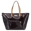 LOUIS VUITTON Monogram Vernis Bellevue GM Tote Bag Amarante M93589 Auth BA8346-13
