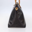 LOUIS VUITTON Monogram Vernis Bellevue GM Tragetasche Amarante M93589 Auth BA8346-3