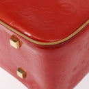 LOUIS VUITTON Monogram Vernis Sutton Hand Bag Red Rouge M91080 LV Auth BA8347-15