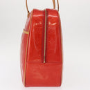 LOUIS VUITTON Monogram Vernis Sutton Hand Bag Red Rouge M91080 LV Auth BA8347-3