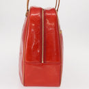 LOUIS VUITTON Monogram Vernis Sutton Hand Bag Red Rouge M91080 LV Auth BA8347-4